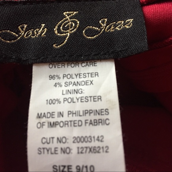 Josh & Jazz red prom dress - Picture 8 of 8